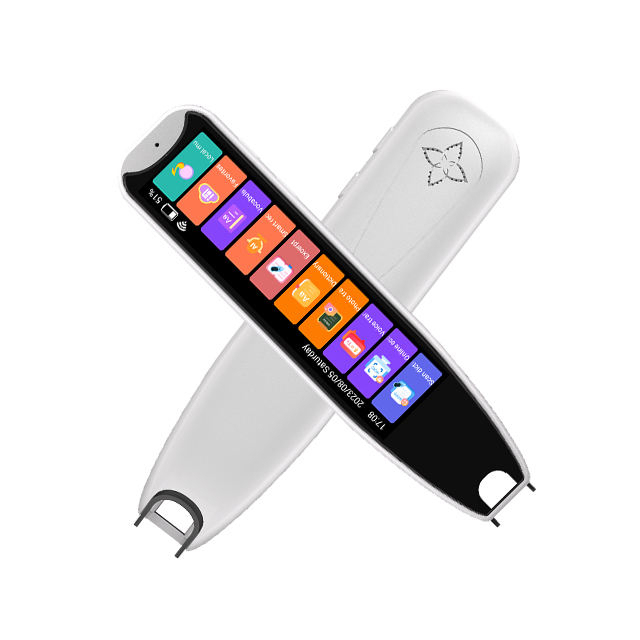 Portable Intelligent Reading Translator Pen Real-time Voice Translation Quick Scan Text Recognition OLED 3.7" 140 Languages