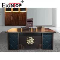 Scrivania a L Ekintop, Tavolo Direzionale, Design per Ufficio Esecutivo, Vendita Calda