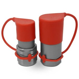 ชุดฝาปิดกันฝุ่นและปลั๊กสำหรับหน้าแบน ISO 16028ข้อต่อแบบเร็ว - Product Image 1