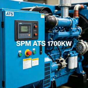 Generador Diésel de 1700kW, 50Hz, 415V, Silencioso, con ATS para Energía de Reserva en Centros de Datos, Certificado CE - Product Image 4