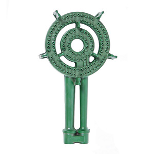 Tête de brûleur en fonte Hongkun C30 à gaz naturel, à aspiration d'air complète, composant de cuisinière commerciale, équipement de grillade - Product Image 1
