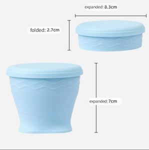 Offre Spéciale – Tasse en Silicone Pliable Multi-Usages 200 ml Anti-Fuite avec Bord Renforcé en Acier Inoxydable 304 – Vaisselle Réutilisable Écologique - Product Image 2