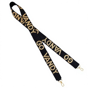 สายรัดข้อมือ Go Vandy สีดำพร้อมตัวอักษรสีทองแบบนูน ของตกแต่งแฟชั่น - Product Image 1