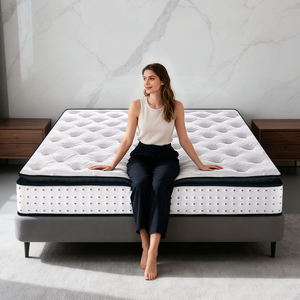 Colchón de Muelles Ensacados Silencioso y Duradero de Tamaño Personalizado, Muebles Modernos para el Hogar, Tejido de Algodón de Alta Calidad, Transpirable, Enrollable en Caja - Product Image 1