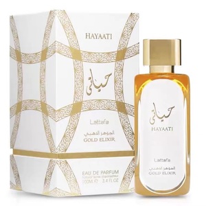 <span class=keywords><strong>Lattafa</strong></span> Gold Elixir Eau De Parfum Spray, Fragancia Amaderada de Larga Duración, Perfume Unisex - Product Image 1