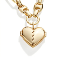 Collier avec pendentif en argent 925 à maillons, marque privée, design personnalisé, vente en gros, cadeau pour les vendeurs de commerce électronique