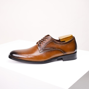 Zapatos Oxford Negros con Punta en Pico, de Cordones, para Vestir, para Todas las Temporadas, con Suela de Goma, Envío Directo - Product Image 3