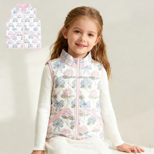 Saint Valentin Veste Matelassée <span class=keywords><strong>Gilet</strong></span> Haut Sans Manches Enfant Fille Vêtements Enfants <span class=keywords><strong>Gilet</strong></span> Rembourré Filles <span class=keywords><strong>Gilet</strong></span> Matelassé - Product Image 2