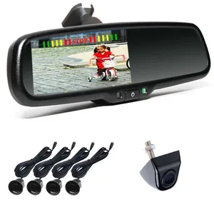 Rearview Mirror Parking Sensor With Parking Camera
