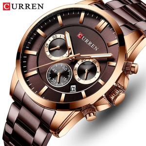 นาฬิกาข้อมือแบรนด์ดัง CURREN 8358 สำหรับผู้ชาย แฟชั่น ควอตซ์  สไตล์ธุรกิจ  วัสดุสแตนเลสสตีล  นาฬิกาสปอร์ตสำหรับผู้ชาย - Product Image 1