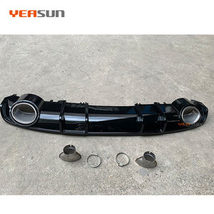Haute qualité <span class=keywords><strong>B9</strong></span> RS4 diffuseur arrière <span class=keywords><strong>ABT</strong></span> Style pour Audi <span class=keywords><strong>A4</strong></span> sline Kit carrosserie 2016 2017 2018 2019 - Product Image 2
