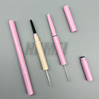 Goodly Cosmetics Logotipo personalizado 2 en 1 Gel de cejas teñido complementario Embalaje de cejas Lápiz de cejas vacío retráctil