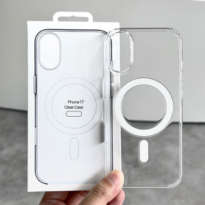 Funda Magnética Transparente de PC de Alta Transparencia C012 para iPhone 13 14 15 16 17 18 Pro Max, Funda para Teléfono Samsung - Product Image 6