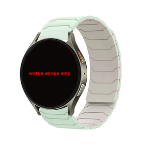 Bracelet de montre en silicone pour Samsung Galaxy Watch7 6 5 4 6 Boucle magnétique Sport Loop Bracelet de montre intelligente pour femme pour Huawei Watch GT5 - Product Image 1