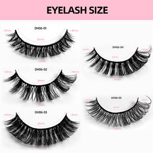 ขนตาปลอมแบบแถบขนตาปลอมแบบรัสเซียขนตาปลอมแบบม้วน - Product Image 2