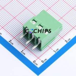 DB130V-5.08-3P-GN-S Screw Terminal Block Through hole Component (THT),P=5.08mm Connector 1x3P 5.08mm Green Through Hole - Product Image 2