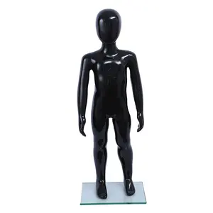 Petits enfants 87cm modèle peinture brillante en plastique anti-chute enfant mannequin affichage du corps pour les magasins de vêtements pour enfants