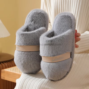 Custom Private Label Lightweight Soft <b>Slippers</b> Winter Lace Bow Non-slip Embroidered Logo for Home Use Spring - Product Image 3