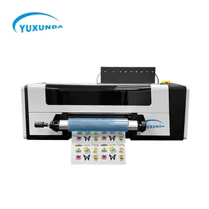 Yuxunda A3/A4 Roll To Roll Gold Foil Film UV DTF Printer 3D Embossed Effect Golden Stamping Sticker UV DTF Printer