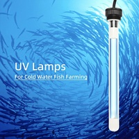 Lampe UV submersible 357 mm pour l'eau, stérilisateur étanche pour l'eau de piscine et le traitement des eaux usées, lampe germicide UV
