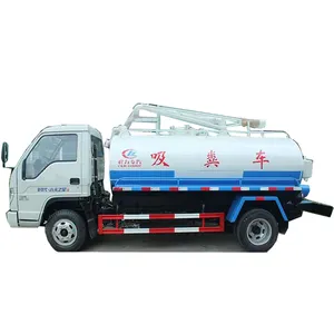 Dongfeng Foton Sinotruk Zweven 3000 Liter 5000 Liter Vacuüm Riolering Pomp Truck Zuig Feces Truck