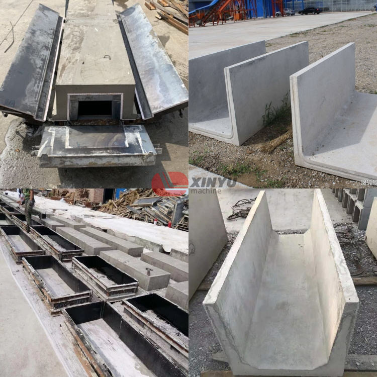 Precast Drain Ditch Mold - U Shaped Concrete Channel Mould for ...