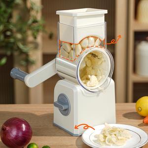 Wholesale Manual Multifunctional Stainless Steel Fruit & <b>Vegetable</b> Grater Slicer <b>Chopper</b> with Easy Clean Design - Product Image 2