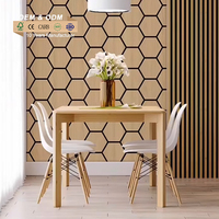 Panneaux muraux acoustiques modernes en bois pour chambre, hôtel, hôpital - Insonorisés, étanches, écologiques