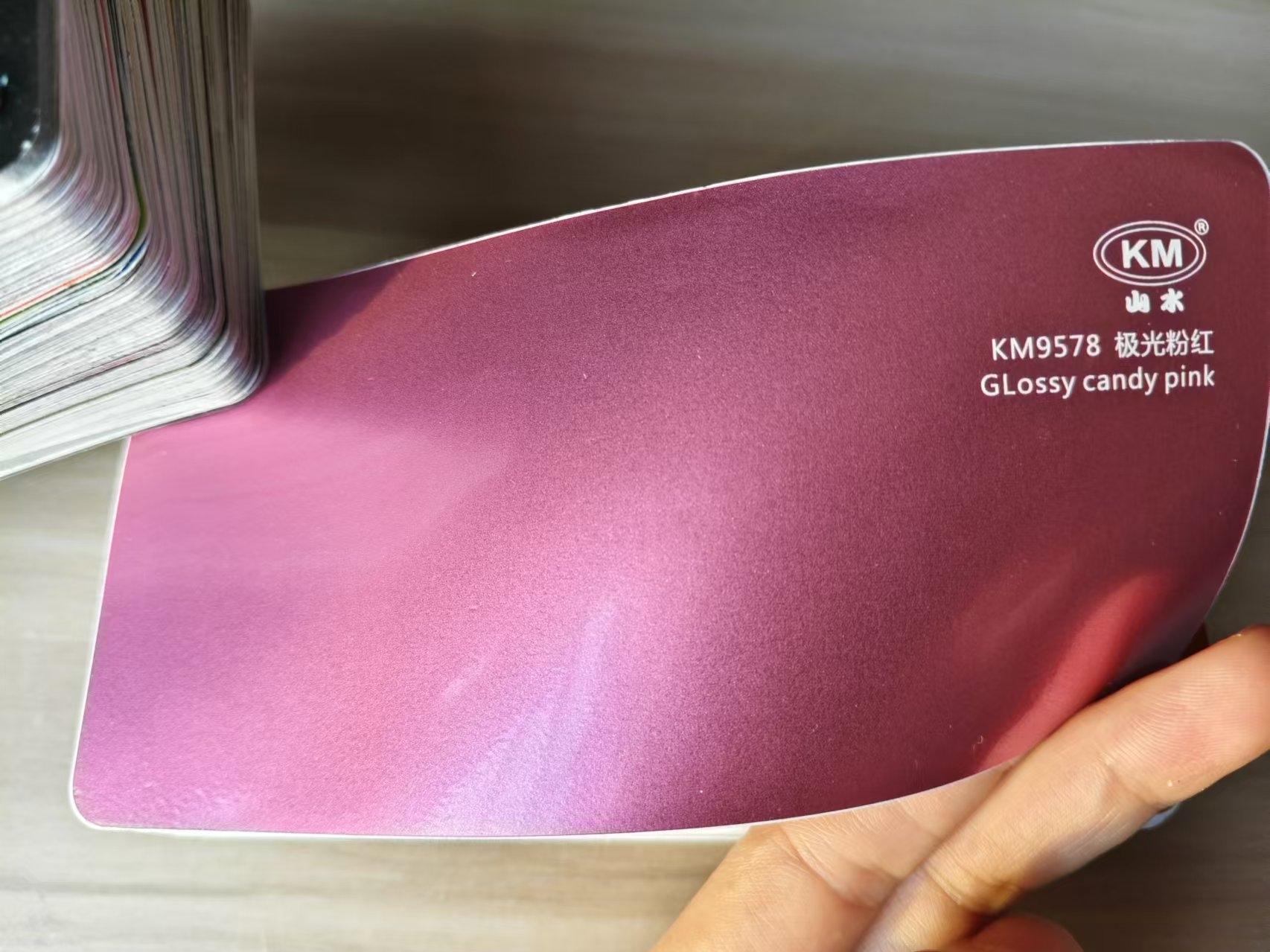 Glossy candy pink