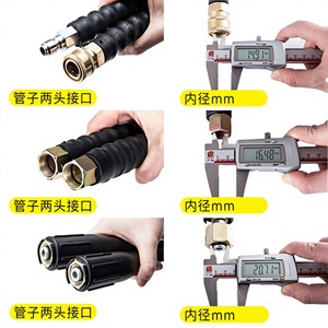 Tuyau hydraulique tressé haute pression antidéflagrant 50 MPa pour usage commercial et nettoyage intensif - Product Image 4
