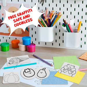 Papier mousse gonflé magique coloré 3D DIY Kit de peinture gonflé magique avec 12 couleurs de marqueurs acryliques - Product Image 6