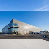 Entrepôt préfabriqué moderne de haute qualité en structure acier, atelier industriel, bâtiment d'usine à faible coût
