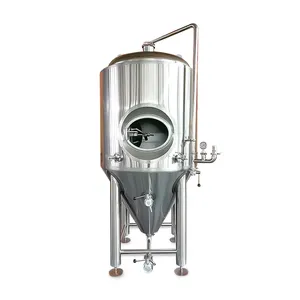 Tanque de fermentación de cerveza de cervecería de 500l, tanque de fermentación de cerveza de 500 litros, tanque de cerveza, fermentador cónico