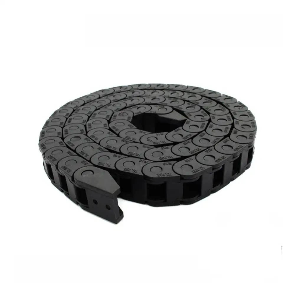 1M 10 x 10 mm R28 Plastic Cable Drag Chain For CNC Machine,Inside diameter not open cover