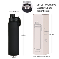 Botol Vakum Isolasi Stainless Steel Berkualitas Tinggi 25 OZ, Food Grade, Portabel, Termos Perjalanan, Harga Grosir Pabrik