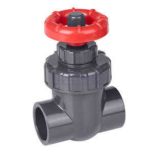 Rongsheng UPVC Handwheel PVC Pipe Water Valve 50mm Gate Valve for Fish Tank Fine-Tuning Water Pipe Union <b>Ball</b> Valve - Product Image 1