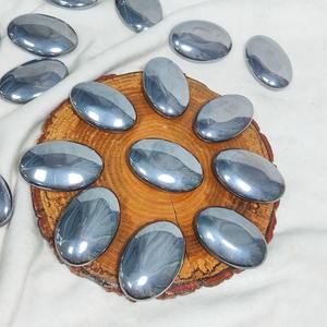 Pierre de Terahertz naturelle polie en forme ovale pour la guérison spirituelle, la décoration intérieure et les cadeaux de fêtes (vente en gros) - Product Image 6
