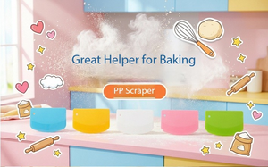Coupe-cartes bleu, outil de glaçage de gâteau personnalisé en forme de haricot, spatule de pâtisserie, ensemble d'outils lisseurs personnalisés, racloir à pâte en silicone pour la pâtisserie - Product Image 5