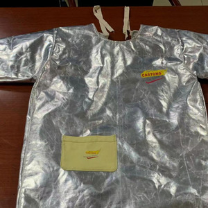 Caston Aluminum <b>Foil</b> Heat Insulating Apron 1000 Fireproof <b>Kitchen</b> Protection Wear - Product Image 4