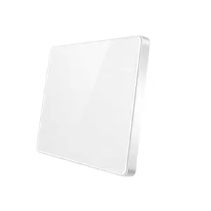 Sirode T1 Series British Standard Modern White Color Mirror Panel Blank Plate Electric Wall Light Switch And Socket For Home