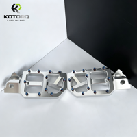 KOTORQ Repose-pieds antidérapants en aluminium CNC pour YOZMA IN10, pièces de moto électrique tout-terrain, pièces de mise à niveau pour moto électrique