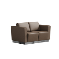 Canapé de direction moderne en cuir PU durable de qualité supérieure, rembourré, mousse haute densité, une place, pour bureau, hôtel, usage commercial et contractuel