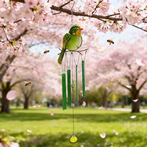 จี้โลหะรูปนกแบบข้ามพรมแดนใหม่จี้ทำจากแก้วทำสีรูปนกทำจากโลหะเป็นมิตรกับสิ่งแวดล้อมและทันสมัยเคลือบด้วยผงในร่ม - Product Image 1