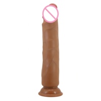 Dildo réaliste flexible à ventouse de la marque BAILE, jouet sexuel pour adultes en TPR souple