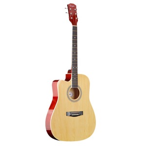 Bán buôn nhạc cụ thuận tay trái Guitar bóng 41 inch Basswood Acoustic chitarra cho người mới bắt đầu - Product Image 2