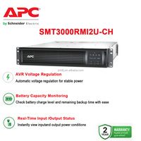 UPS Monofásico de 2U para Rack APC SMT3000RMI2U-CH de 3000VA/2700W con Batería de Plomo-Ácido Integrada para Servidores y Dispositivos de Red