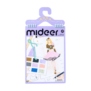 MIDEER Little Designer Fashion Craft Kit Plastic Full Fabric Set with Diverse <b>Skin</b> Tones & Styles for Creative Outfit Design DIY - Product Image 1