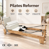 Meilleures ventes : Reformer Pilates Commercial en Bois, Appareil de Pilates pour le Renforcement du Core, Yoga et Fitness