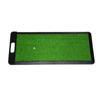 Tapis de pointillage de Golf tri-gazon pliable, tapis de Golf, Mini vert, avec fond en caoutchouc antidérapant, usine, vente en gros