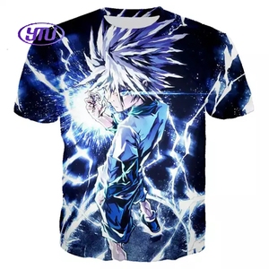 Nuova Collezione 2023: Magliette Anime <span class=keywords><strong>Hunter</strong></span> X <span class=keywords><strong>Hunter</strong></span> Personalizzabili, Manica Corta, Stile Giapponese, in Poliestere 190 Grammi - Product Image 3